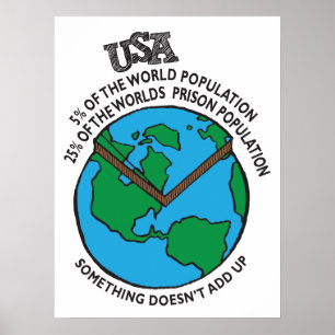 U.S.Prison-statistik Poster