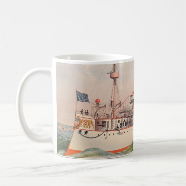 U.S.S. Maine Kaffemugg (Vänster)