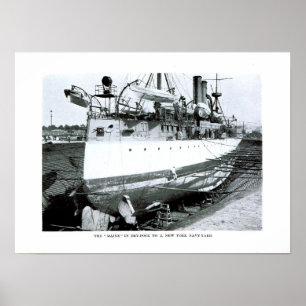 U.S.S. Maine Poster