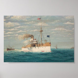 U.S.S. Maine Poster