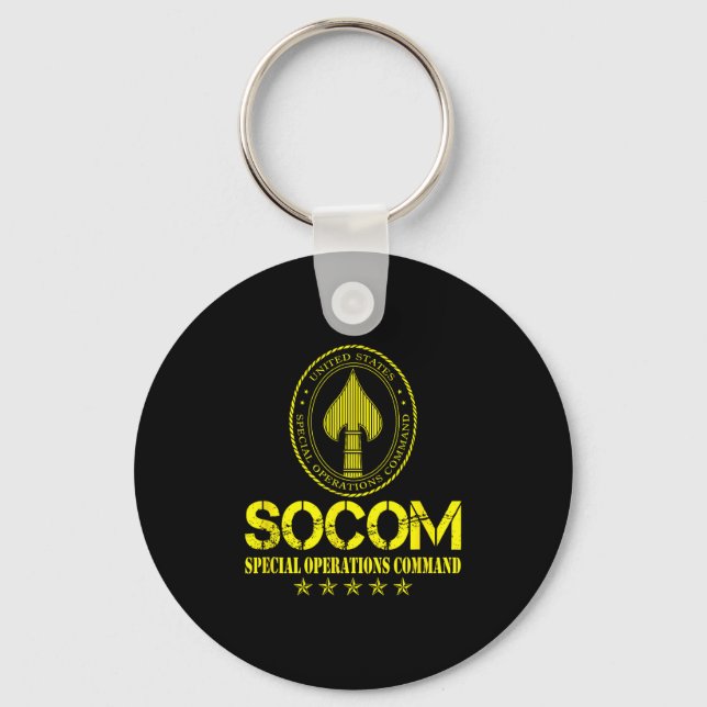 U.s Speciell Operations Command Socom Patriotic Ve Nyckelring (Framsida)