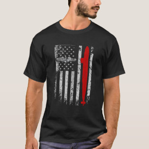 U S Submarines Veteran American Flagga Militär Pat T Shirt