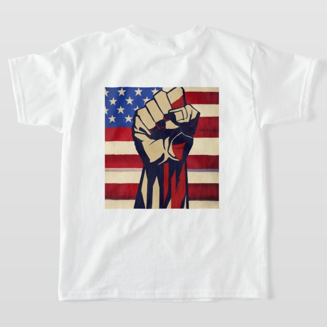 U.s t-shirt (Laydown Baksida)