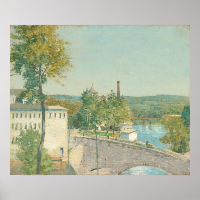 U.S. Thread - Julian Alden Weir Fine Art Poster (Framsidan)