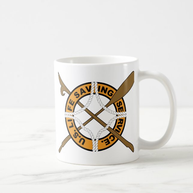 U.S. Tjänste- livbesparing Kaffemugg (Höger)