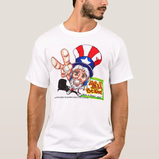 U.S.: Uncle Sam är här T Shirt (Framsida)