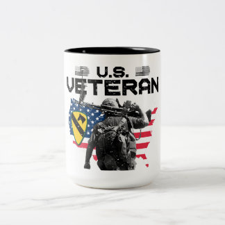 U.S. VETERAN - The First Team Mug Två-Tonad Mugg