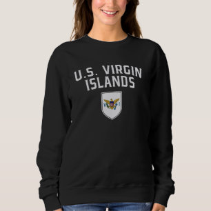 U.S. Virgin Island Flagga Shield Classic Sport Ba T Shirt