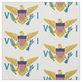 U.S. Virgin Islands Flagga (Large) Fabric Tyg