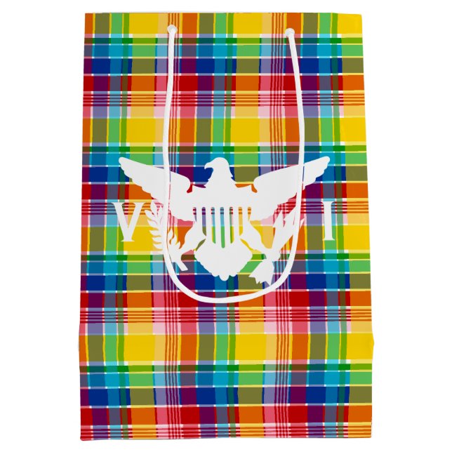 U.S. Virgin Islands Flagga, Madras (Baksidan)