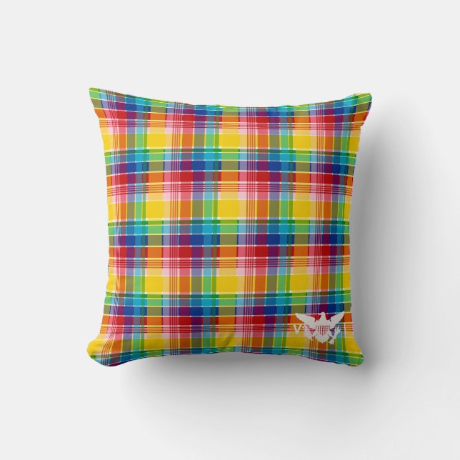 U.S. Virgin Islands Flagga, Madras Kudde (Framsida)