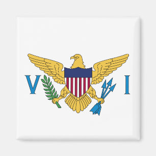 U.S. Virgin Islands Flagga Magnet