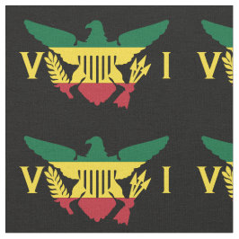 U.S. Virgin Islands Flagga, Rasta, Grönt Gult Red Tyg