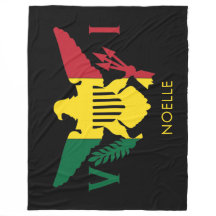 U.S. Virgin Islands Flagga, Rasta Red, Gult, Grönt