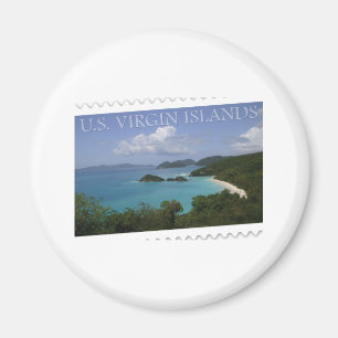 U.S. Virgin Islands - Sts John stamfjärd Magnet