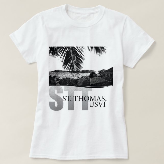U.S. Virgin Islands Tee Shirt (Design framsida)