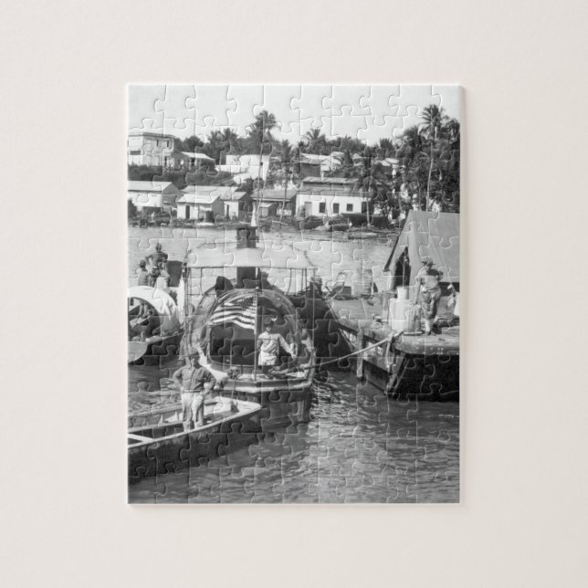 U.S. _War marinkorpralpatrullfartyg avbildar Pussel (Vertikal)