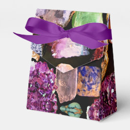 U Sten! Personligen Färglåda i Gemstone Favor Box Presentaskar