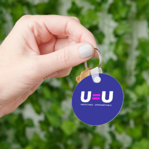 U=U HIV Odetekterbara lika med ej överförbara Nyckelring