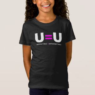 U=U HIV Odetekterbara lika med ej överförbara T Shirt