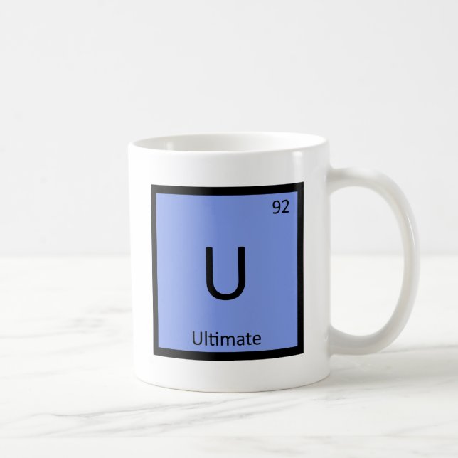 U - Ultimat symbol för Frisbeesportkemi Kaffemugg (Höger)