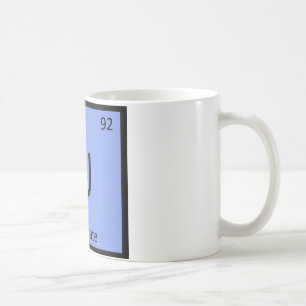 U - Ultimate Frisbee Sport Kemi Symbol Kaffemugg