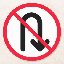 U Vänd förbjuden signatur | Underlägg från Anpassn