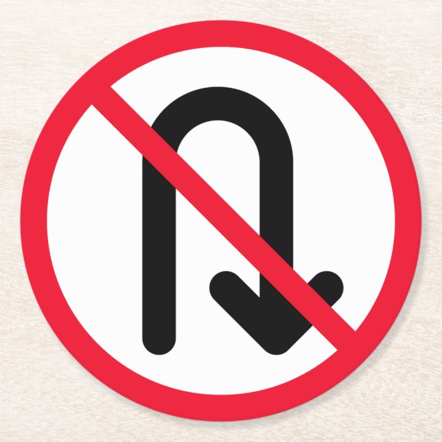 U Vänd förbjuden signatur | Underlägg från Anpassn (Framsidan)