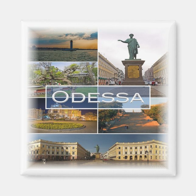 UA005 ODESSA, Ukraina, Europa, Fridge Magnet (Framsidan)