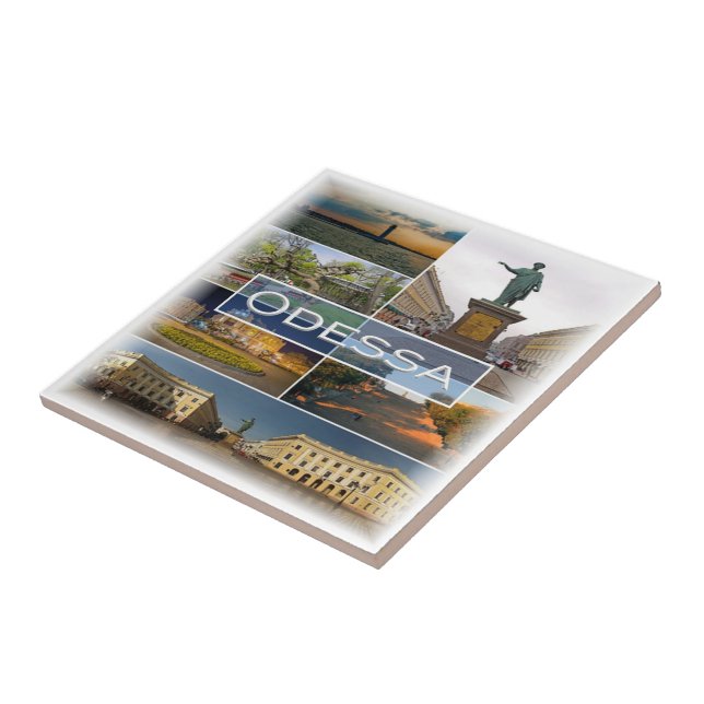 UA005 ODESSA, Ukraina, Europa Kakelplatta (Sidan)