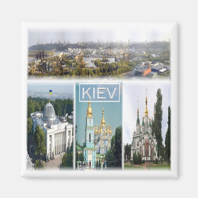UA006 KIEV, Ukraina, Europa, Fridge Magnet (Framsidan)