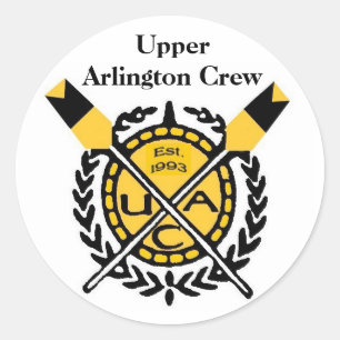 Ua-BESÄTTNINGemblem, EST. 1993-2 övreArlington Runt Klistermärke