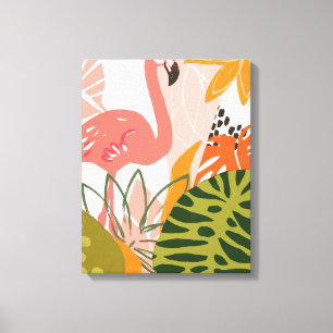 UA Jungle Flamingo II Canvastryck