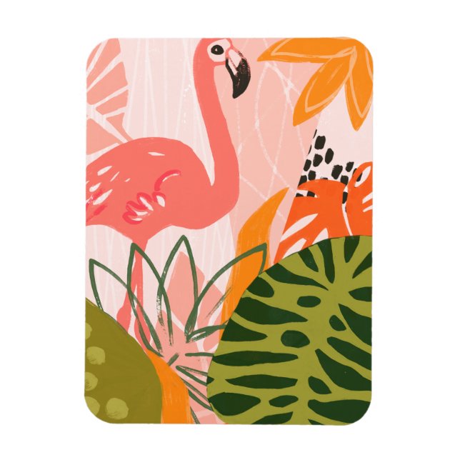 UA Jungle Flamingo II Magnet (Vertikal)