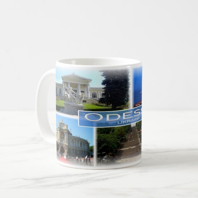 UA Ukraina - Odessa - Kaffemugg (Framsida vänster)