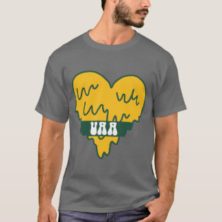 UAA University of Alaska Anchorage Heart T Shirt