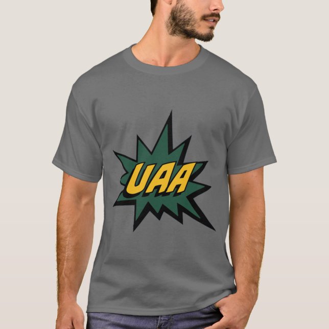 UAA University of Alaska Anchorage Oversized 2 T Shirt (Framsida)