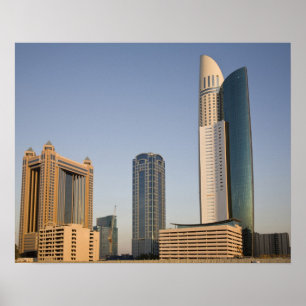 UAE, Dubai. Park Ställe Torn och andra Poster