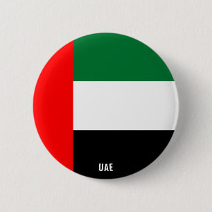 UAE Flagga Charming Patriotic Button Knapp