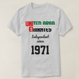 UAE Flagga Independence Firande T Shirt