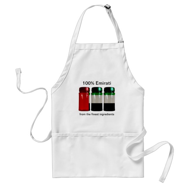 UAE Flagga Kryddburkar Förkläde (Framsidan)