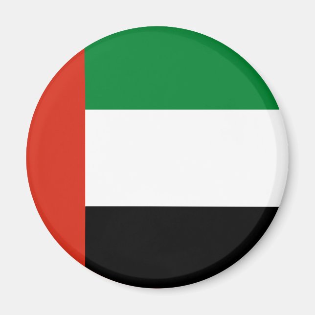 UAE flagga  Magnet (Framsidan)