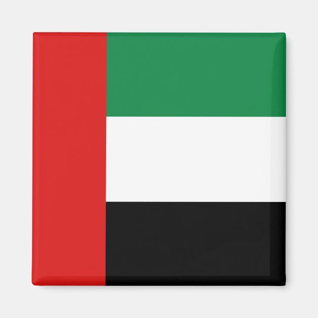 UAE Flagga Magnet (Framsidan)