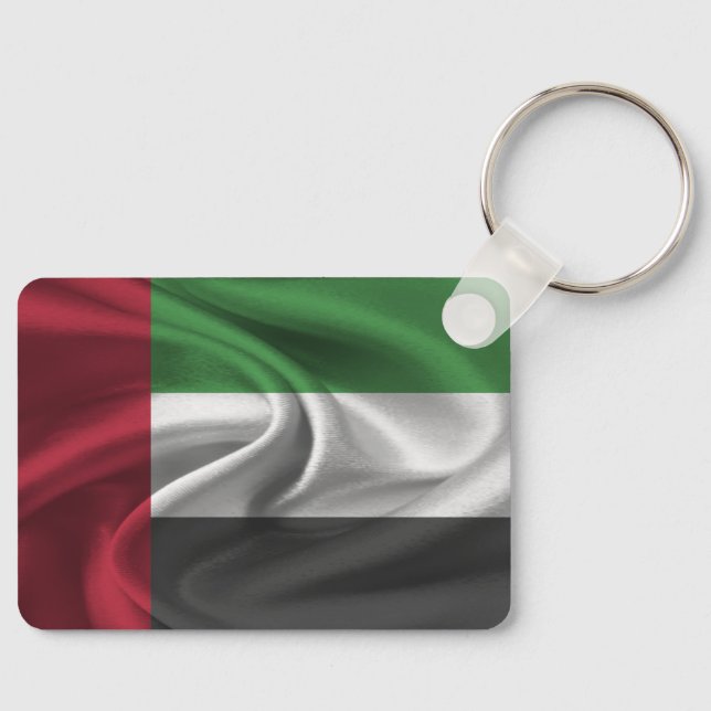 UAE Flagga-nyckelkedja Nyckelring (Framsida)