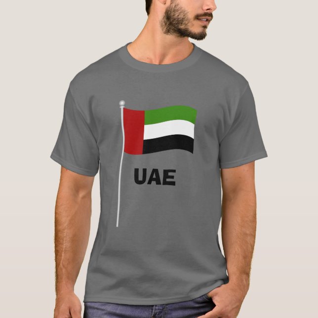 UAE flagga T-Shirt (Framsida)