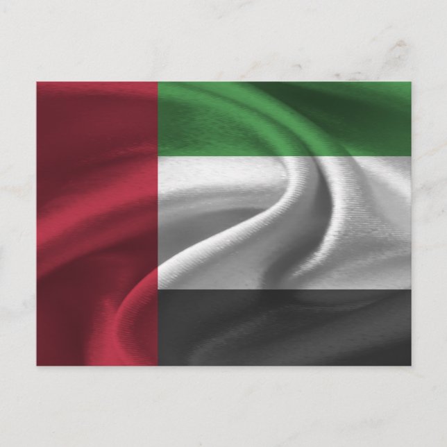 UAE Flagga Vykort (Framsida)