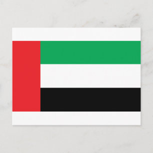 Uae Flagga Vykort