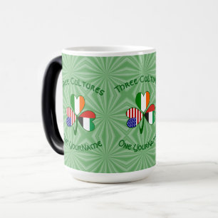 UAE Irish American Shamrock Flagga Personlig Magisk Mugg