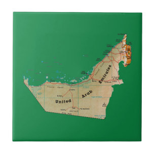 UAE Karta Kakelplatta