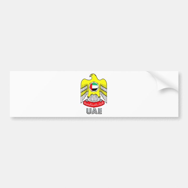 Uae-vapensköld Bildekal (Framsidan)